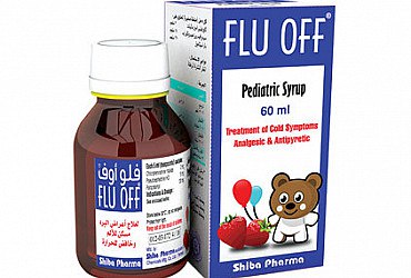 Flu off syrup 60ml / فلو أوف شراب ٦٠ مل